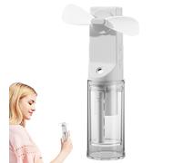 Generico Handheld Misting Fan Hand Water Mist Cooling Supplies, USB Rechargeable Personal Fan with Water Mist Spray, Electric Cooling Hand Fans for Outdoor, Travel, Makeup, Home, Camping