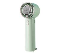 Genérico Handheld Ventilateur portable Mini rechargeable de 2 000 mAh avec flux d'air calme à 5 vitesses, puissant réfrigérateur personnel, petit avec batterie