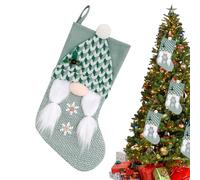 Generico Hangable Green Stockings Decoration | Ornaments Stocking Stuffers for Fireplace, Ornaments Stocking Stuffers for Fireplace Treats Table Garden Tree - Christmas Stockings