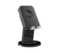 Generico Haut-Parleur stéréo pour téléphone - Bureau antidérapant pour amplificateur Portable Transparent Sortie améliorée Base Stable Idée Cadeau Anniversaire Noël Maison