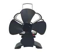 Genérico Heat Powered Stove Fan - Wood Burning Fireplace Accessory, Silent Non Electric Fan | Fireplace Heat Circulator, Wood Stove Efficiency Tool for Home Cabin, Living Room Hearth Heating