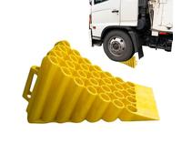 Generico Heavy Duty Wheel Chocks - Rubber Tire Stopper Wedge, Remorque SUV Truck Car Wheel Holder, Non-Slip Grip Design Safety Equipment | for Trucks