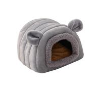 Generico Hedgehog Bed Cave - Warm Plush Nesting House, Snug Fleece Sleeping Pod, Comfortable Shelter, Soft Small Animal Bed | Hamsters Parrots Hedgehogs, Safe Relaxation Spot, Home Enclosure Uses