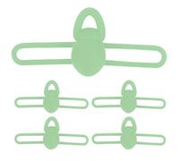 Genérico Hook Keeper - Lot de 5 Porte-Paroles en Caoutchouc, Accessoires résistants élastiques multifonctionnels pour Canne à pêche fraîche et salée, Facile à Utiliser et à Assembler pour Les