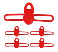Genérico Hook Keeper - Lot de 5 Porte-Paroles en Caoutchouc, Accessoires résistants élastiques multifonctionnels pour Canne à pêche fraîche et salée, Facile à Utiliser et à Assembler pour Les
