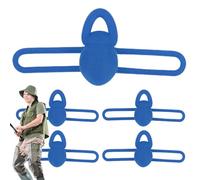 Genérico Hook Keeper - Lot de 5 Porte-Paroles en Caoutchouc, Accessoires résistants élastiques multifonctionnels pour Canne à pêche fraîche et salée, Facile à Utiliser et à Assembler pour Les