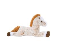 Genérico Horse Peluche Jouet Simulation Soft Oreiller Cushion with Adorable Feature, Girls with School Detail, Kids Accessory, Stylish Piece for Easter Farm Zoo Outdoor Family Everyday Use