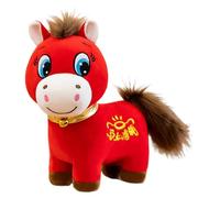 Genérico Horse Plush - Cheval en Peluche Doux et Confortable, Tissu de qualité supérieure pour Le Corps Huggable, idéal pour Les, Cadeau de Noël pour la Chambre à Coucher