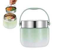 Genérico Hot Lunch Container - 6,1 pouces Portable Warming Food Case with Thermal Insulation for Drinks and Meals, Leakproof Design for Camping, Sports, Travel, Bbq, and Outdoor Adventures
