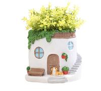 Generico House Shaped Planter - Intérieur Plant Pot, Cute Cactus Container, Orchid Décoratif Fern Strawberry Flower Pot, Charming Home Kitchen Window Outdoor Balcony Plant Display Accessory
