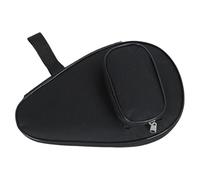 Generico Housse de pagaie de pong - batte sans rayures, imperméable pour raquette, sac portable avec fermeture éclair, porte-balles de pong, protection utile