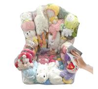 Genérico Housse de Protection imperméable pour Peluches et poufs, Multifonction pour Chambre à Coucher, crèche, Salle de Classe et Coin