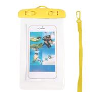 Generico Housse De Téléphone Étanche | Porte Téléphone Transparent Écran tactile,Support De Téléphone Portable Pour Bateau - Pour Plage Vacances En Croisière Natation Plongée Kayak Voyage, jaune, Fare