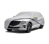 Genérico Housse de voiture en tissu Oxford à 5 couches pour Genesis GV70, imperméable, résistante aux rayons UV, résistante aux rayures, utilisation extérieure en hiver. (300D Argent, pour 2022-2025
