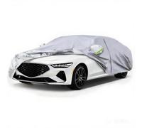 Genérico Housse en tissu Oxford à 5 couches pour voiture Genesis G70, imperméable, résistante aux rayons UV, résistante aux rayures, usage extérieur en hiver, 300D argenté, pour 2019-2025 G70