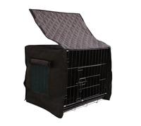 Generico Housse pour niche pour chien | Ombrage respirant pour cage - Housses imperméables pour cage de transport pour chien, pour l'hiver, l'extérieur, le patio, le camping, la maison et le chiot