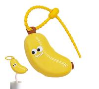 Genérico Housses pour brosses à Dents de Voyage | Trousse de Voyage Portable en Forme de Banane, Trousses Anti-poussière pour, Adolescents et Adultes, Citronier, Voir la Description, Voir