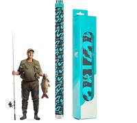 Genérico Housses pour cannes à pêche | Tissu absorbant la transpiration antidérapant - Accessoires mouche surfcasting voyage plein air pour famille et amis, Bleu / noir, Consulte la descripción, Voir