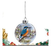 Generico Hummingbird Christmas Ball - PP, 3D Clear Ornament | Artificial Holiday Decoration Hanging, Hummingbird Tree Ornament for Thanksgiving, Birthday, Party, Offices