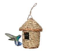 Genérico Hummingbird Houses for Outside - 15,8 cm (6,3") Handwoven Straw