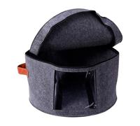 Generico HutBox Organizer-Large, valise de voyage ronde, pliable, récipient poète en poudre, pour meubles légers pour coiffe | Boîte de rangement de chapeau portable avec couvercle, ou