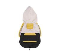 Generico Imperméable pour animaux de compagnie pour toutes les saisons - Coupe-vent pour chiots pour aventures en plein air (jaune, S)