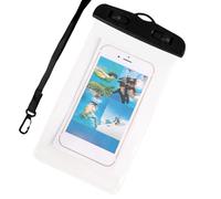 Genérico Imperméable pour téléphone portable Transparent avec écran tactile - Pour la natation, les vacances, la course, le camping, la plongée, les voyages, la plage, le kayak, Noir , Consulte la