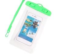Genérico Imperméable pour téléphone | Transparent avec écran tactile pour smartphone - Porte-téléphone nautique - Pour plage, cyclisme, kayak, promenade en vacances, course, vert, Voir la description