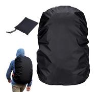 Genérico Imperméable - Type portefeuille 40 x 20 x 60 cm, manteau 50 g | Trekker avec bande croisée en polyester argenté résistant aux tempêtes, 45 l, randonnée, escalade, voyage, poussière alpine