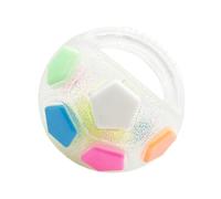 Genérico Indestructible Squeaky Ball - Jouet de football pour chien | Interactive Round Squeaky Toys | Pet Training Supplies Dog Chewing Ball for Teeth Cleaning | Round Handheld Soccer Balls Pet Dogs