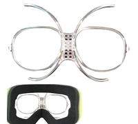 Genérico Insert pour lunettes de ski avec graduation | Adaptateur d'insert pour accessoires de lunettes de ski - Cadre intérieur transparent flexible et pliable pour lunettes de snowboard et moto