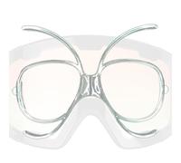 Genérico Insert pour lunettes de ski avec graduation | Adaptateur d'insert pour accessoires de lunettes de ski - Cadre intérieur transparent flexible et pliable pour lunettes de snowboard et moto