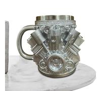 Generico Insulated Coffee Cup | 15 x 13 x 10 cm Exquisite Engine-Shaped Design Travel Mugs Insulated | Adaptable For Hot And Cold,Stainless Steel Drinking Cup For Water Tea Hot Chocolate Whiskey