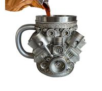 Generico Insulated Coffee Cup, 15x13x10cm Insulated Mug Engine-Shaped Design - Ideal Refreshment Scratch-Proof Partner Multifunctional Drinking Cup For Beer Tea Hot Chocolate Whiskey Cocktails