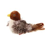 Genérico Interactif pour chats : oiseau en peluche de 14 cm, son de grincement réaliste, mouvement de flottement, simulation de vol, corps en plumes, léger 40 g