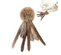 Genérico interactifs pour chats - Pieuvre en peluche qui coule pour chatons - d'enrichissement pour chats pour jouer en intérieur, exercice et s'ennui