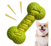 Genérico Interactive Dog Toy - Squeaky Dog Toys | Squeaky Dogs Toys for Aggressive Chewers | Bone Dogs Teething Toy | Jeu de jouets pour promenade interactive en plein air