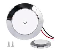 Generico Intérieur pour camping-car - Corps d'éclairage à profil bas et à économie d'énergie | Plafonnier LED tactile pour camping-car | Voyages, route, tourisme, vacances, aventures, remorques