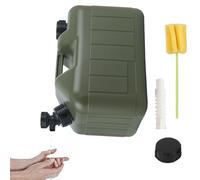 Genérico Jerrican d'eau pour camping - Distributeur de 10 litres pour eau potable - Récipient avec bec verseur - Pour camping, pique-nique, randonnée, jardin, barbecue, survie et