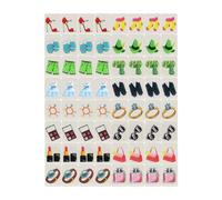 Genérico Jeu classique de Mah Jong, jeu familial de Mahjong Jeu de jetons classiques, blocs de jeu de Mahjong portables créatifs pour réunions de famille, camping, barbecue