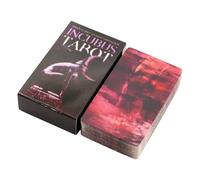 Generico Jeu de cartes de tarot pour débutants | Jeu de société avec motif de figures effrayantes - 78 cartes de tarot complet - Pour la collection Jeunes Adultes Famille Réunions Célébrations