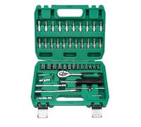 Generico Jeu de clés à cliquet - Jeu de socket à 46 paires | de tournevis à cliquet | de textes de voiture de socket automobile | d'outils de prise d'actions portables pour la