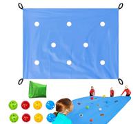 Genérico Jeu de défi d'équipe de plein air - Kit de dynamique de groupe pour renforcer | Set d'activités amusantes avec boule creuse pour l'école, la maison et les réunions de famille