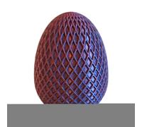 Genérico Jeu de labyrinthe argent œuf de Pâques - 3D | Puzzle cerveau en forme d'œuf, jouet chasse au trésor compartiment, bureau drôle adolescent garçon fille, cadeau d'anniversaire Fami