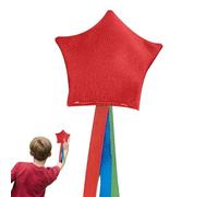 Genérico Jeu de lancement de sacs pour | Manuel en forme d'étoile - Poids pour jeux de lancement, portable avec rubans pour jardin, carnaval, plage et cours de gymnastique