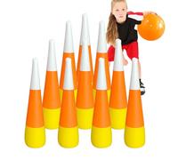 Genérico Jeu de quilles Gonflable : Bowling sur Gazon pour, Jeu de fête en Plein air | en PVC avec goupilles de 55 x 15 cm, Boule de 37 cm, activité Amusante, et Jouet pour Pat