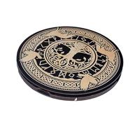 Generico Jeu de Runes en Bois, Runes spirituelles, Instrument divinatoire avec boîte magnétique pour méditation Pratiques spirituelles Artisanales