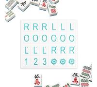 Generico Jeu de Table - Jeu De Cartes Portable | Table D'entraînement Portable Pour Les Amateurs De Mahjong | Pour Le Divertissement À La Maison Parties En Plein Air Famille Débutants Voyages Piscine
