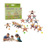 Generico Jeu d'Empilement | Éducatif Empilable,Jeu de Construction Jouet,pour Garçons Adultes Maison Voyage Asile