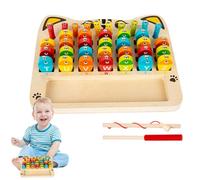 Generico Jeu magnétique | Puzzle magnétique en bois éducatif | Jouet préscolaire pour la connaissance - pour garçons et filles, maison, école, salle, jour de pluie, voyage